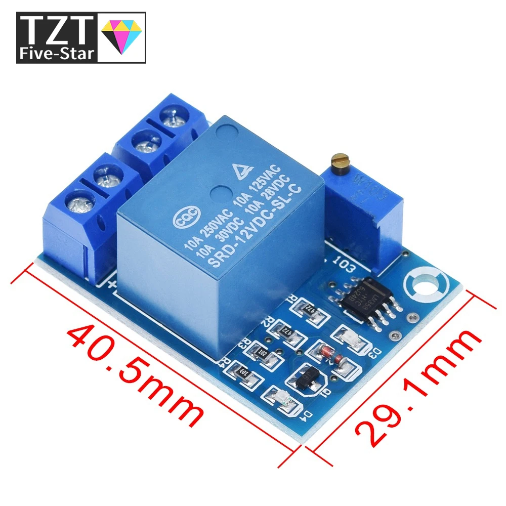 DC 12V Battery Undervoltage Low Voltage Cut off Automatic Switch Recovery Protection Module Charging Controller Protection Board