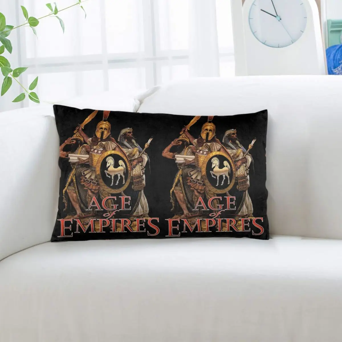 Age Of Empires Strategy Game Gaming Rectangle Pillowcase Cushion Cover Decor Bedroom Bed Home Comfort Throw Pillow