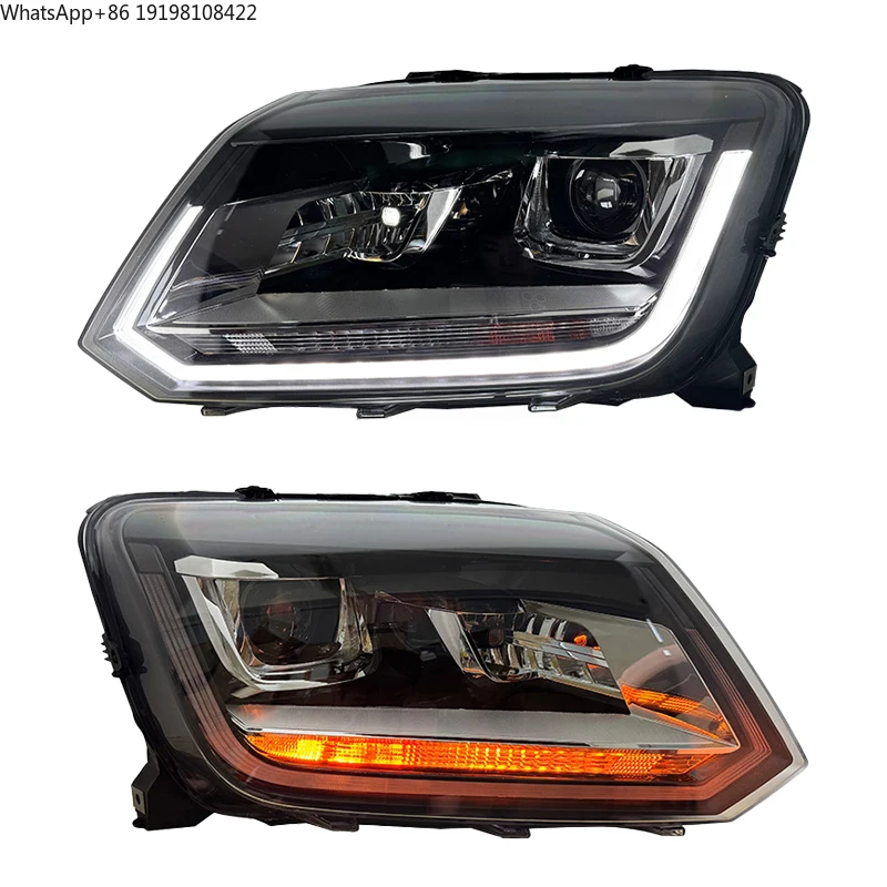 

Фара в сборе YU GUANG для Volkswagen Amarok, 2011-2015 гг., обновленная светодиодная фара с ДХО