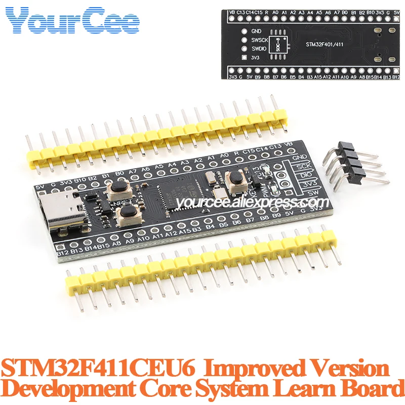 5 szt./1 szt. STM32F401 STM32F411 STM32F401CCU6 STM32F411CEU6 STM32F401RCT6 Minimalny Systemowy Moduł Płytki Rozwojowej do Nauki i Rozbudowy Systemów — zdjęcie 5