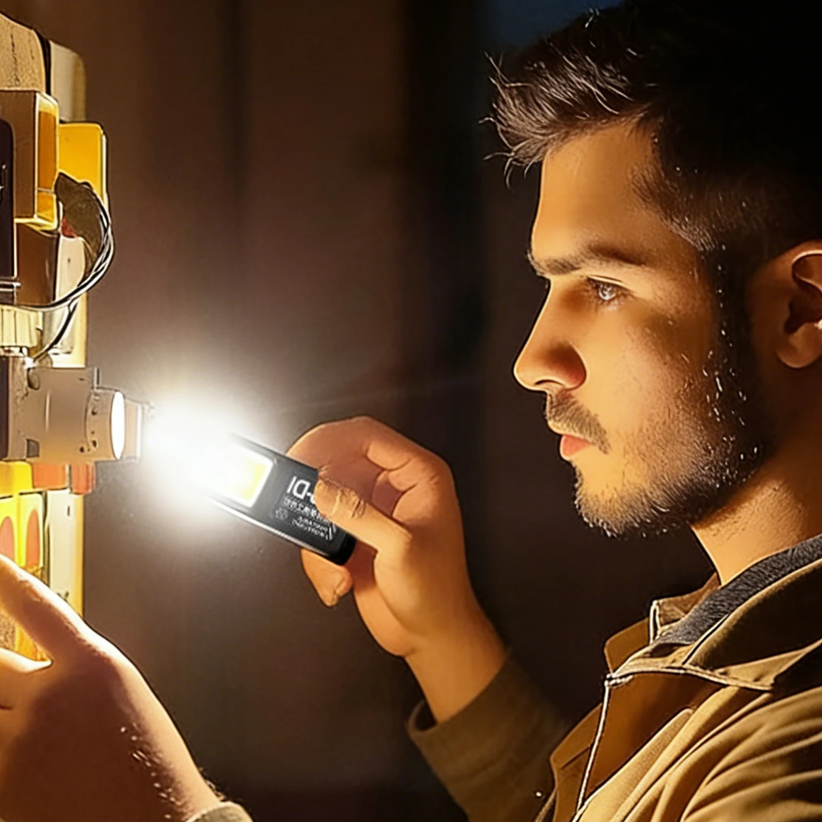 Portable Work Light USB C Rechargeable EDC Camping Walking Pocket Lamp Portable Mini Pocket Light for Emergency Camping Home