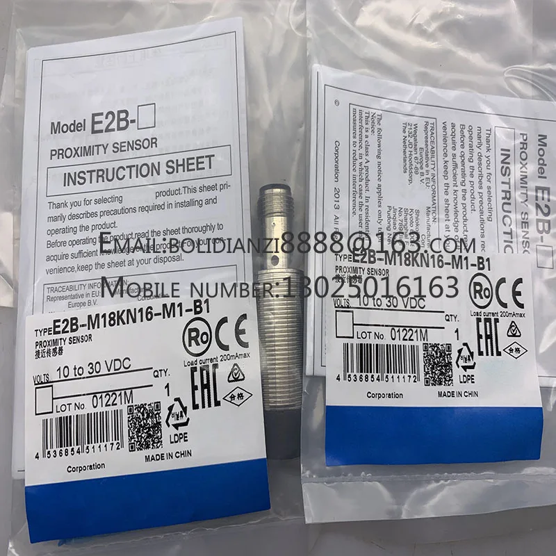 

New proximity switch sensor E2B-M18KN10-M1-B1 E2B-M18KN10-M1-C1
