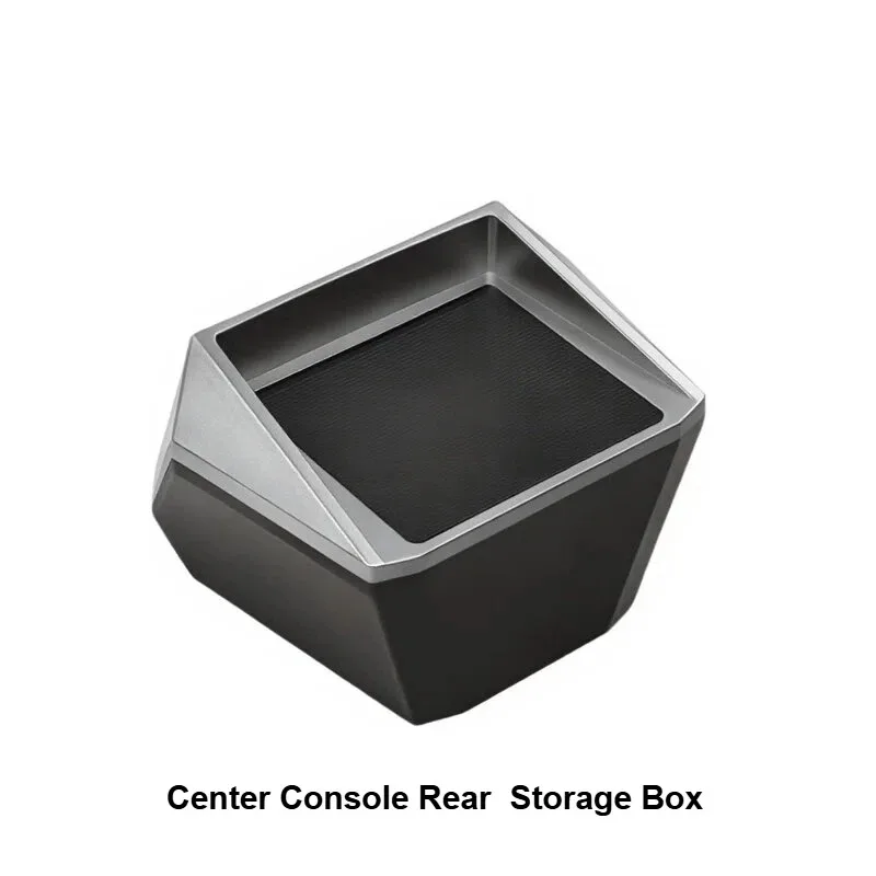 Für Tesla Cybertruck 2024-2026 Center Konsole Unter Lagerung Box Wasser Tasse Halter Unterstützung Organisation Fach ABS Auto Zubehör – Detail 8