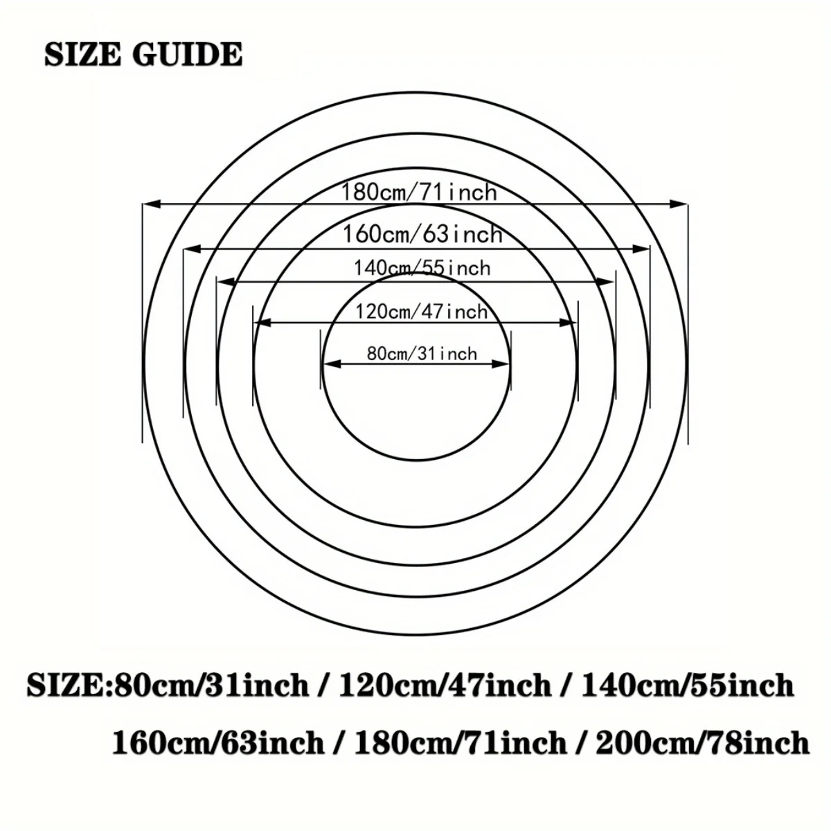 Geometric Round Rug 5