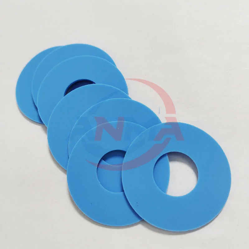Best Quality 100Pieces Blue Rubber Sucker 32x10x1mm 35x15x0.8mm 38x13x0.5mm Offset Printing Machinery Spare Parts Rubber Sucker
