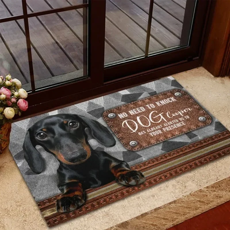 Pet Dog Golden Retriever Doormat Decor 3D Animal Doormat Non-Slip Carpet Bathroom Bedroom Living Room Porch Drop Shipping