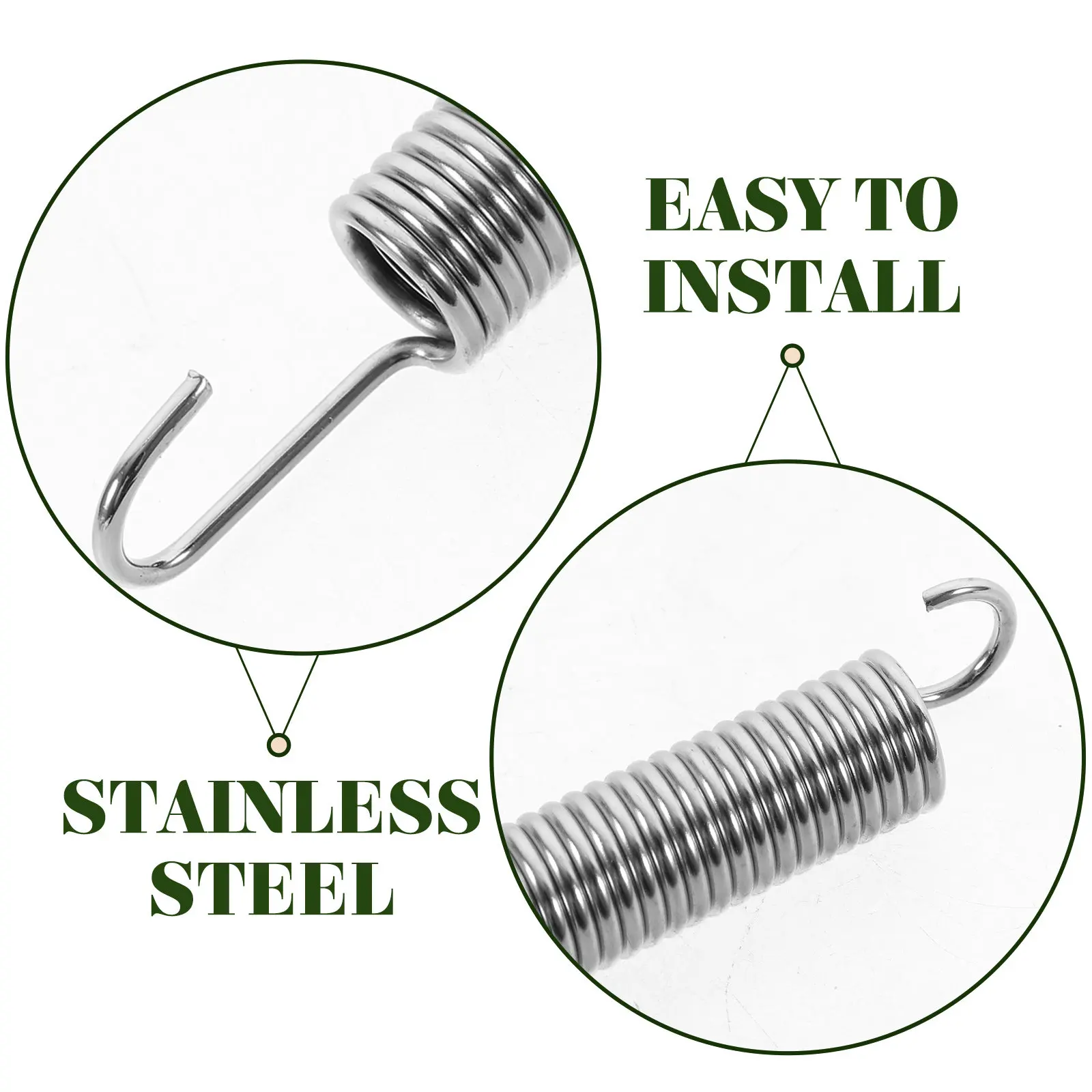 

10 шт. пружин для садовых секаторов, прочные, из нержавеющей стали, сменные, для ручных секаторов, надежная запасная часть для садовых ножниц