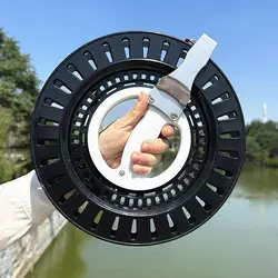 Creative with String Kite Reel 18/20/22/26cm Twisted String Line Winder Fire Wheel Come with Lock Kite Line Winder