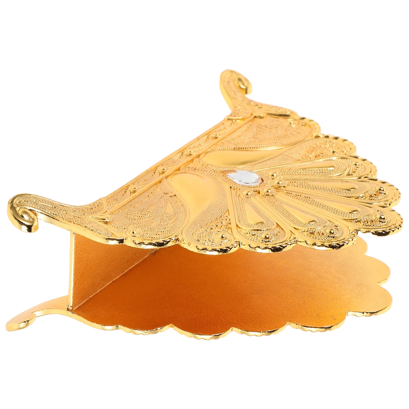 

Elegant European Style Napkin Holder Metal Peacock Design Countertop Paper Towel Stand Guest Towel Organizer For Dining Hotels