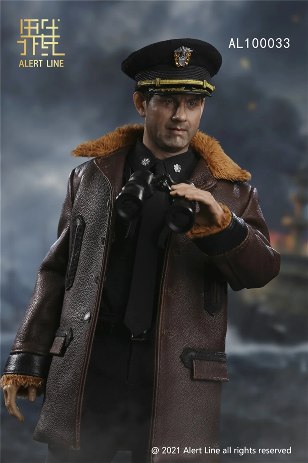 1/6 Alert Line AL100033 WWII Series US. NAVY Ship Commander Full Set Moveable Action Figure Gift For Birthday Party Collect