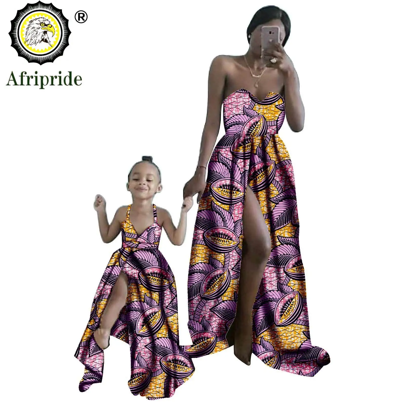 African Print Dress Women Plus Size Wax Batik