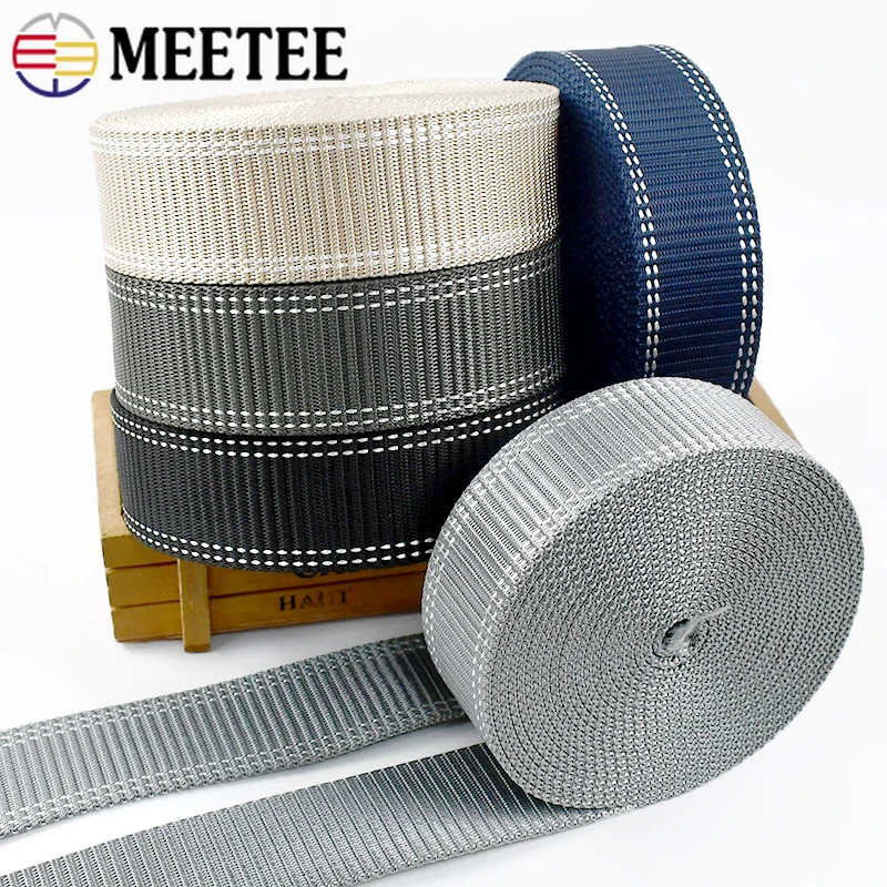 

2/5Meter 38mm 2.2mm Thick Nylon Webbing Strap Garment Belt Sling Decorative Braid Bag Straps Bias Binding Ribbon Crafts Supplies