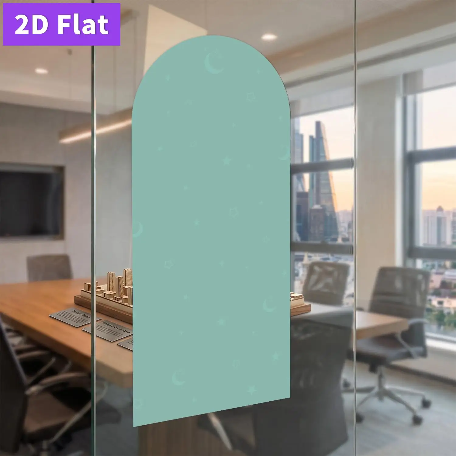 1 PC small cloud-shaped arched pattern, multi-color selection, self-adhesive magnetic wall sticker, 45*100cm