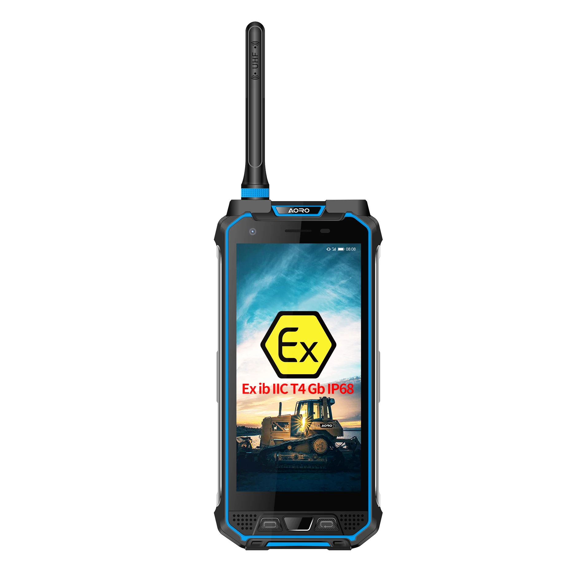 

Wholesaler waterproof rugged cell phones industry atex explosion proof dmr digital radio walkie talkie smart phone