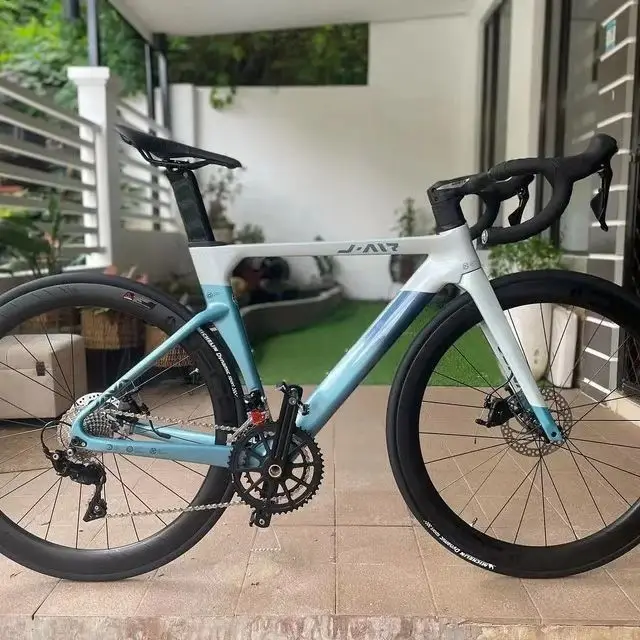 

Высокое качество Java J Air FUOCO гоночный шоссейный велосипед 22-скоростной 700C T800 полностью карбоновая рама гидравлический дисковый тормоз