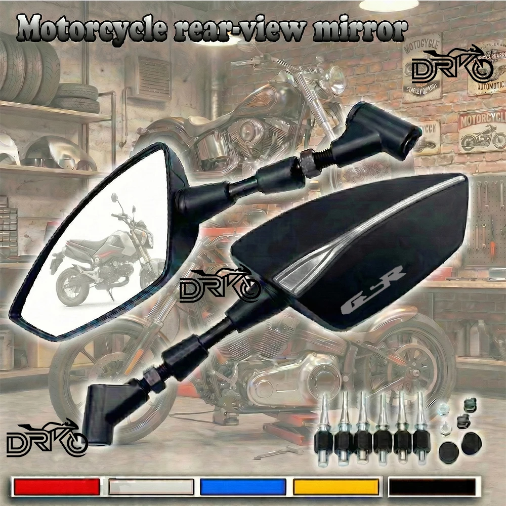 

Motorcycle Universal Adjustable Side Rearview Mirrors for SUZUKI GSR Series – GSR400 / GSR600 / GSR750