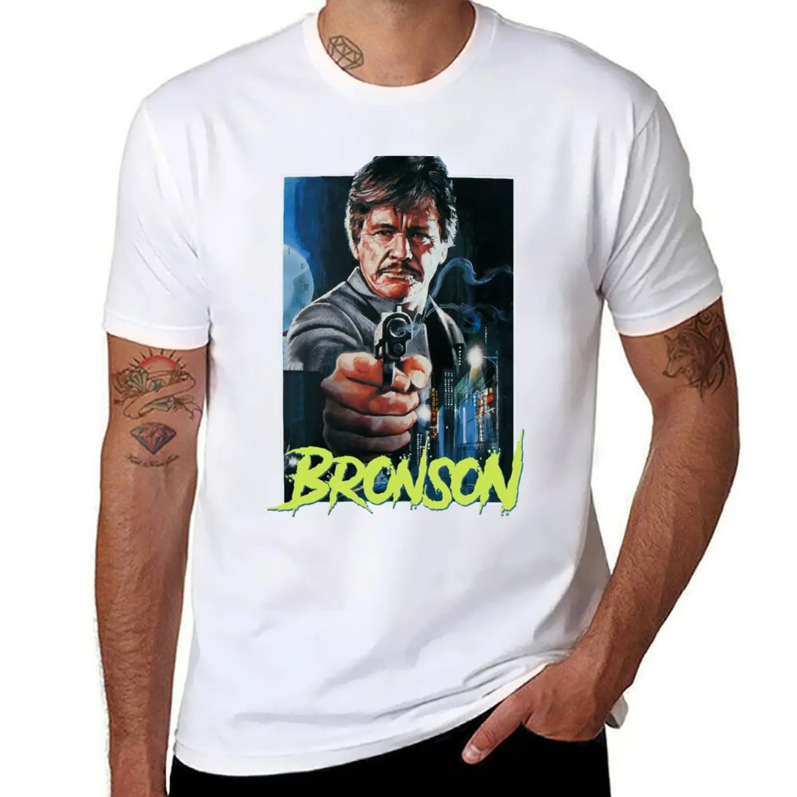

The Vigilante-Charles Bronson T-Shirt men t shirt cotton 100% man t shirts graphic T-Shirt
