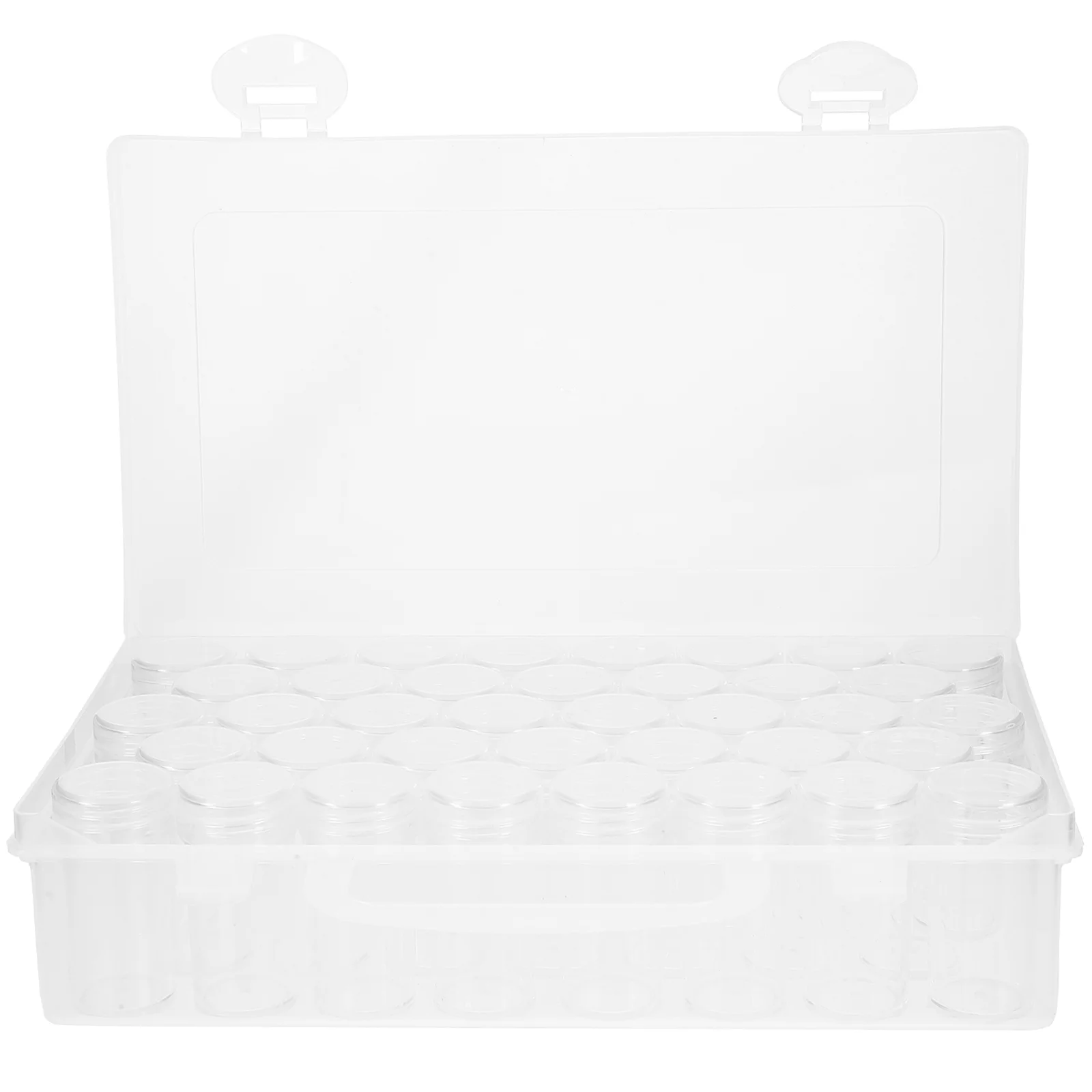 

Beads Transparent Beaded Box Organizer for Jewelry Making Holder Seed Craft Storage Clay Plastic Travel