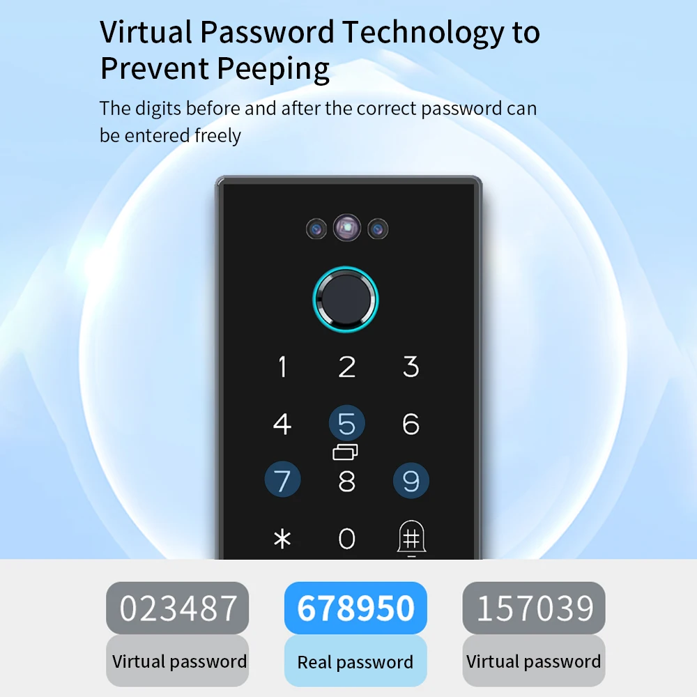 TTLOCK Biometric Time Attendance System Fingerprint Scanner Facial Recognition Rfid Access Control Keypad With Cloud Pc Software