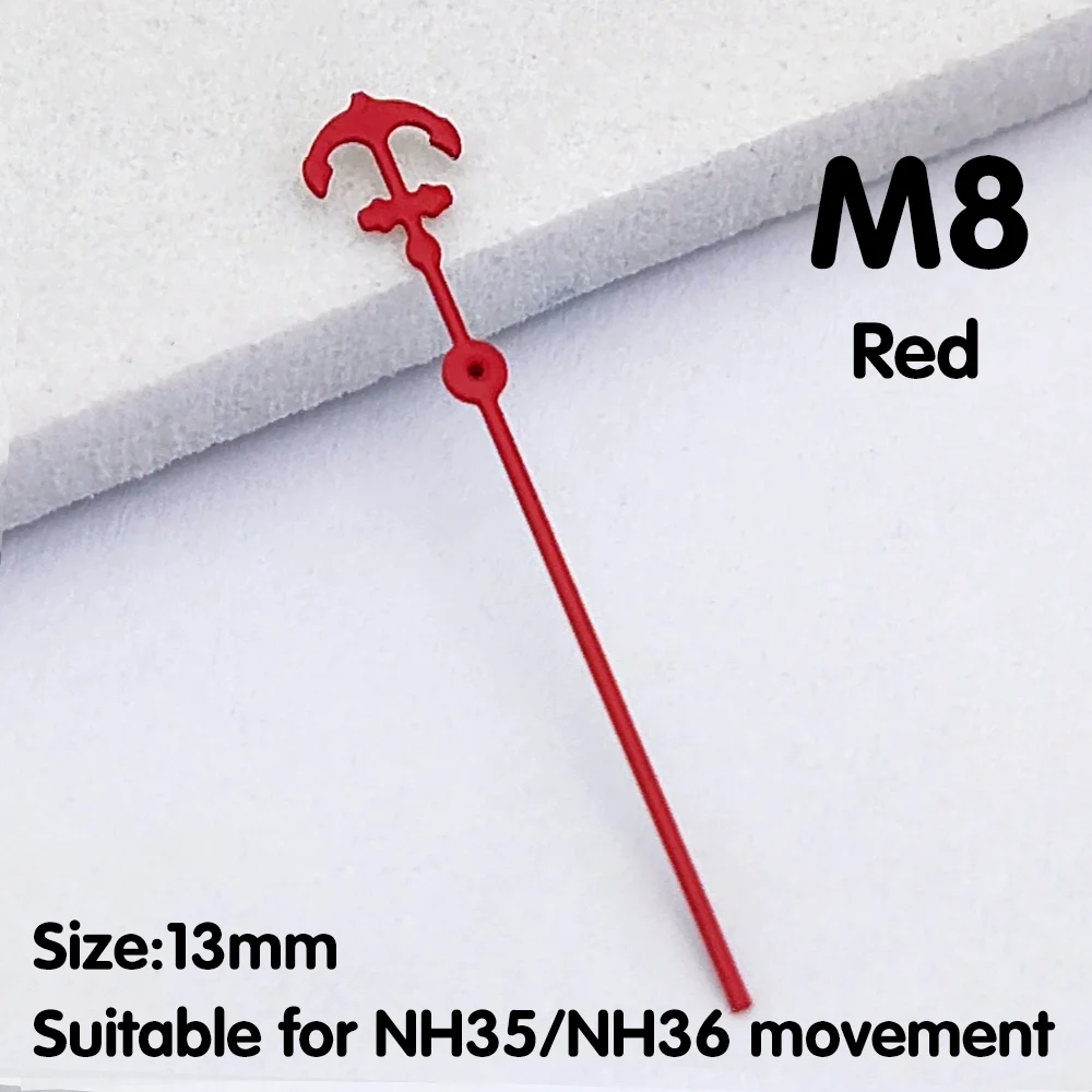 ساعة NH35 من جهة ثانية NH35 قطع غيار ساعة يد أجزاء بديلة 13 مم عقارب ساعة عالية الجودة من جهة ثانية