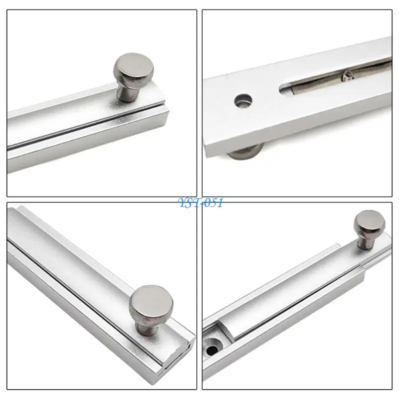 E15A Stylish Aluminum Sliding Entry Lock Great for Household Commercial Applications