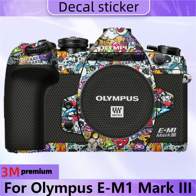 

For Olympus E-M1 Mark III E-M1 M3 Anti-Scratch Camera Sticker Protective Film Body Protector Skin Cover E-M1 III OM-D Mark III