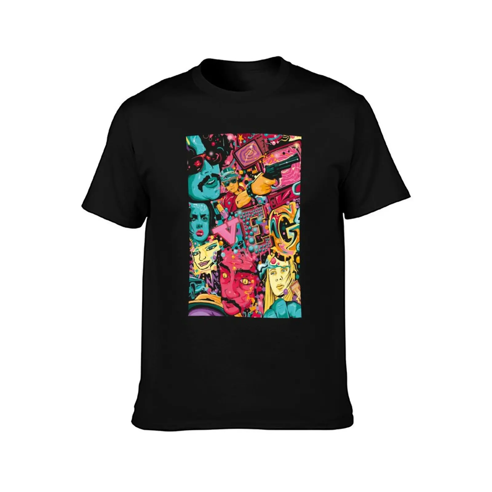 Things You Must Fear And Loathing In Las Vegas Like To Try Again T-Shirt Lightweight Basic Short Sleeve Shirt T-Shirt