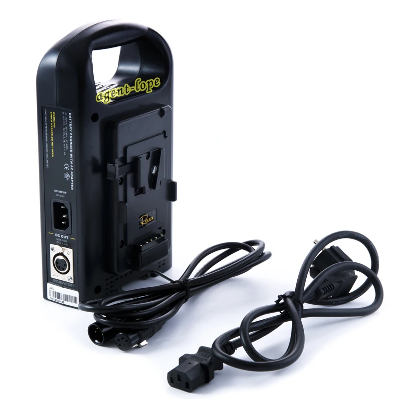 

3-stud V Mount Dual Battery Charger for Camera External Power Supply Lithium Battery Pack battery charge