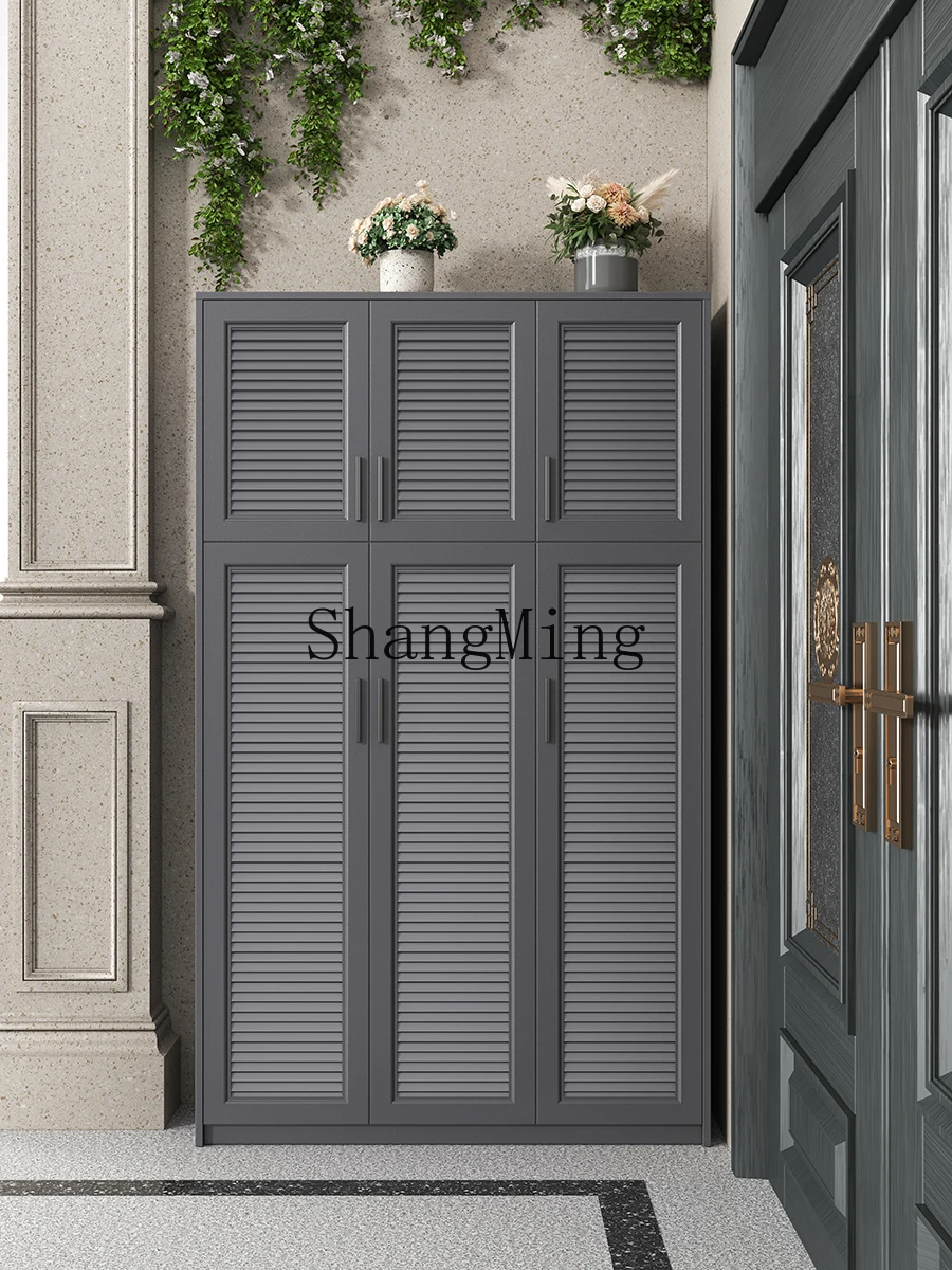 ZYYoutdoor all aluminum alloy locker waterproof and sunscreen villa entrance entry shoes outdoor garden terrace storage cabinet