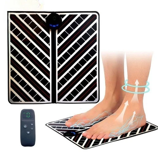 

EMS micro-current remote control foot pad intelligent massage foot pad, electronic pulse foot massager