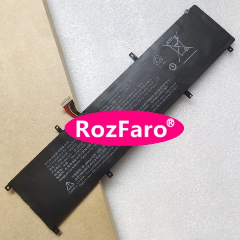 

RozFaro For Ninkear 16 Pro GLX253 Laptop Battery For HIPER EXPERTBOOK C53QHD0A C53QHH0A BQ3LVDDQ BQ3LVDHQ 9907LD39 Notebook