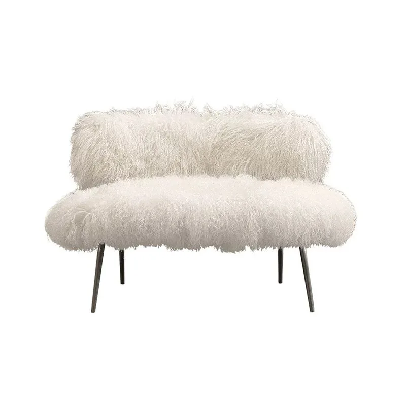 

Nordic leisure chair, Italian wool modern simple Internet celebrity leisure chair