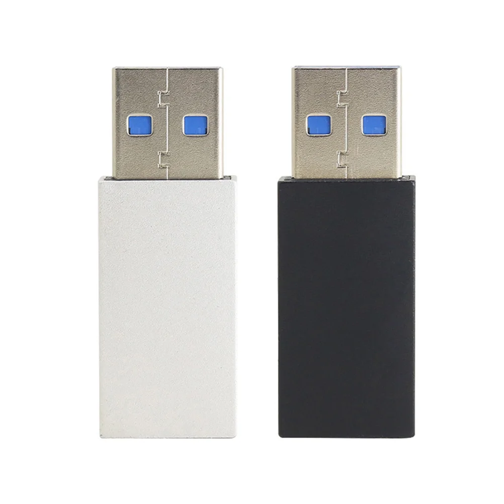 2 قطعة USB 3.0 ذكر إلى USB أنثى تمديد مهائي كابلات سبائك الألومنيوم قذيفة كتلة نقل البيانات موصل دائم