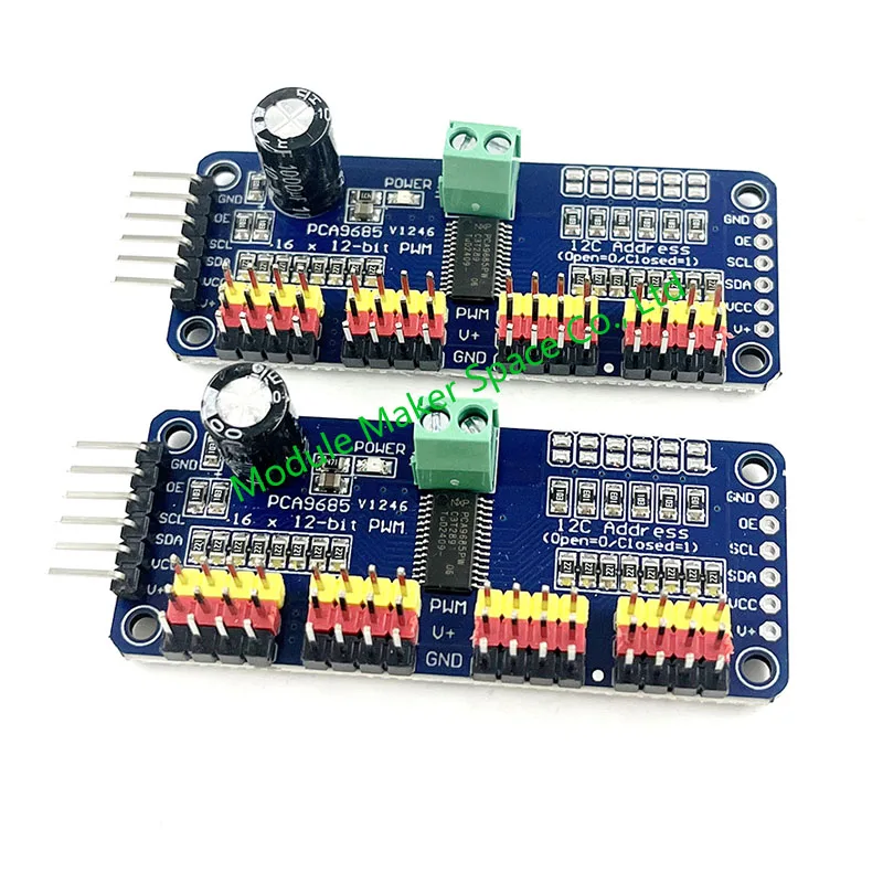 PCA9685PW 16 Channel 12-bit PWM/Servo Driver-I2C interface PCA9685 module Raspberry pi shield module servo shield