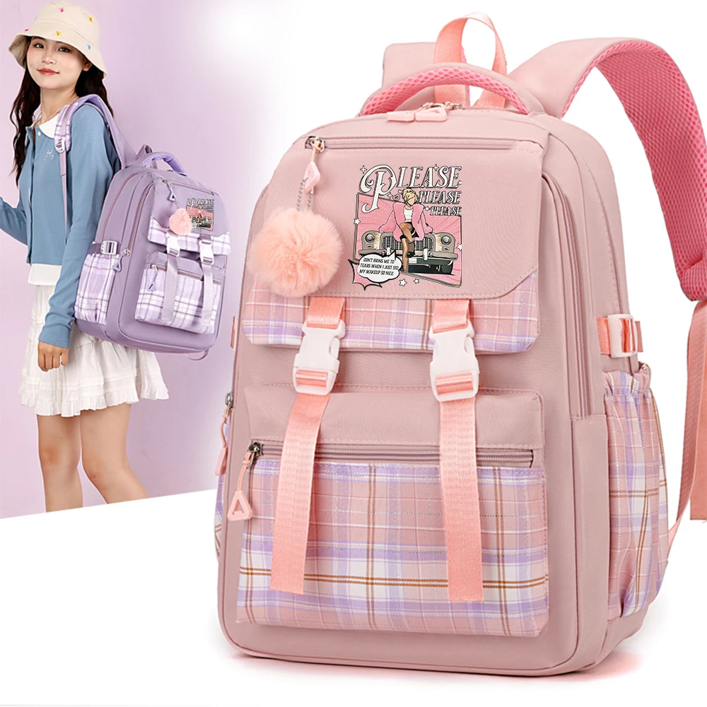 Sabrina Carpenter Book ase Book ase Backpack, Cute Girls School Bag for Teenager Laptop, Casual Backpack