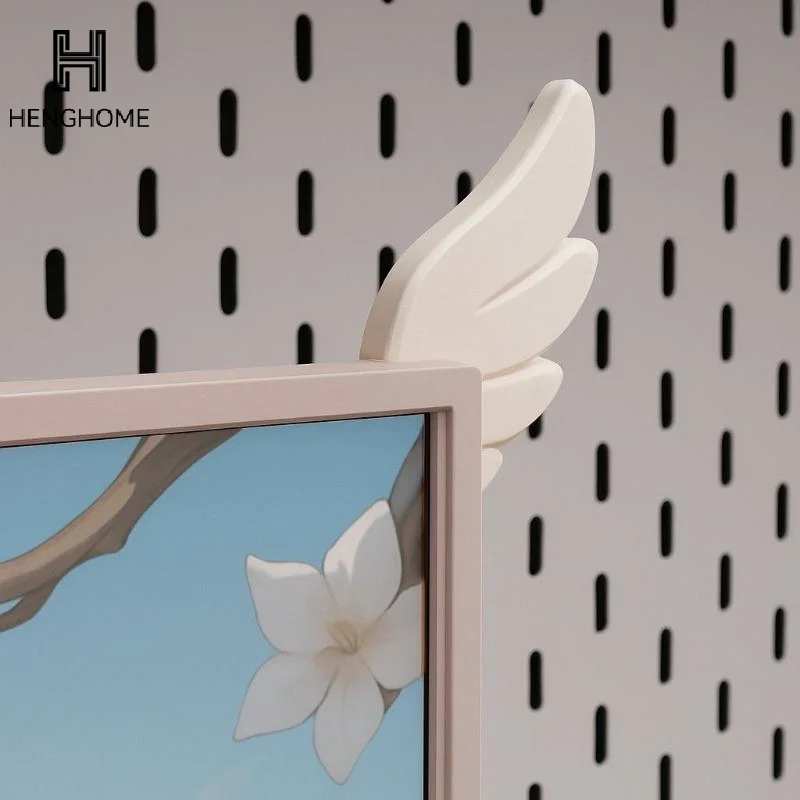 1Pair 3D Printing Cute Decorative Ornaments E-sports Room Wings Monitor Decorative Ornaments Creative Gifts For Friends