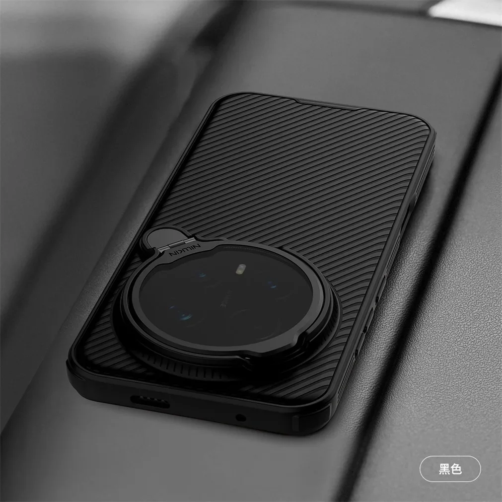 NILLKIN Etui MagSafe CamShield Prop z magnetycznym uchwytem i osłoną aparatu, odporne na wstrząsy, do Honor Magic 8 Pro, z uchwytem na telefon — zdjęcie produktu 6