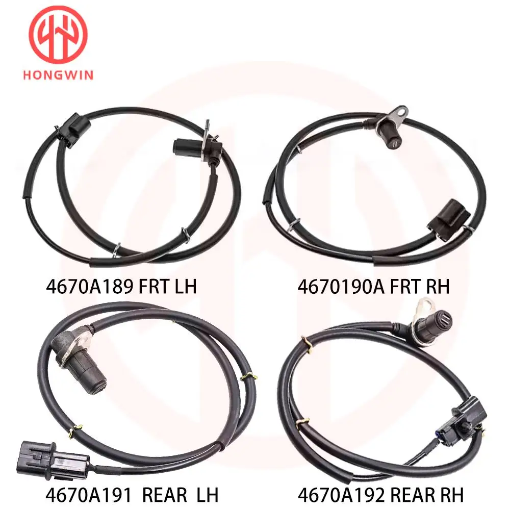 

HONGWIN New Front Left Right Wheel Speed ABS Sensor 4670A189 4670A190 For Mitsubishi Pajero Van High Quality 4670A191 4670A192