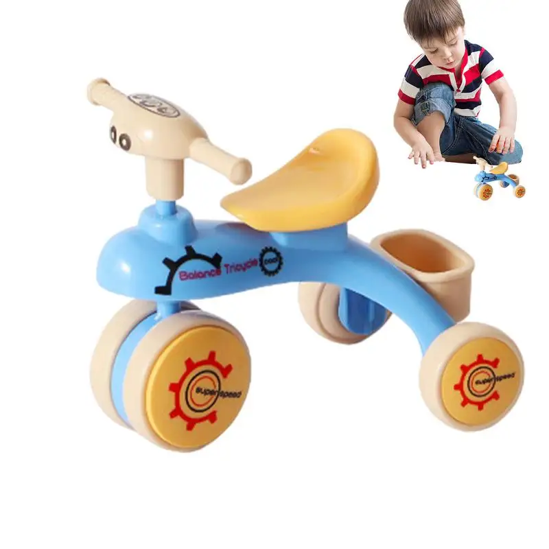 Modèle d'assemblage de tricycle pour garçons et filles, jouet à inertie créative, véhicule Push and Go, jouet de motricité fine