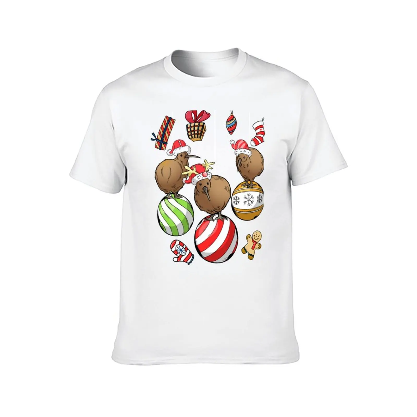 New Zealand Kiwi Bird Holiday Christmas Tree Bauble Balls Decoration Winter Ugly Christmas Xmas Swea T-Shirt