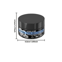 High-grade metal polish - Stainless steel refurbishment cream - Restores shine to chrome car parts - Suitable for stainless stee
