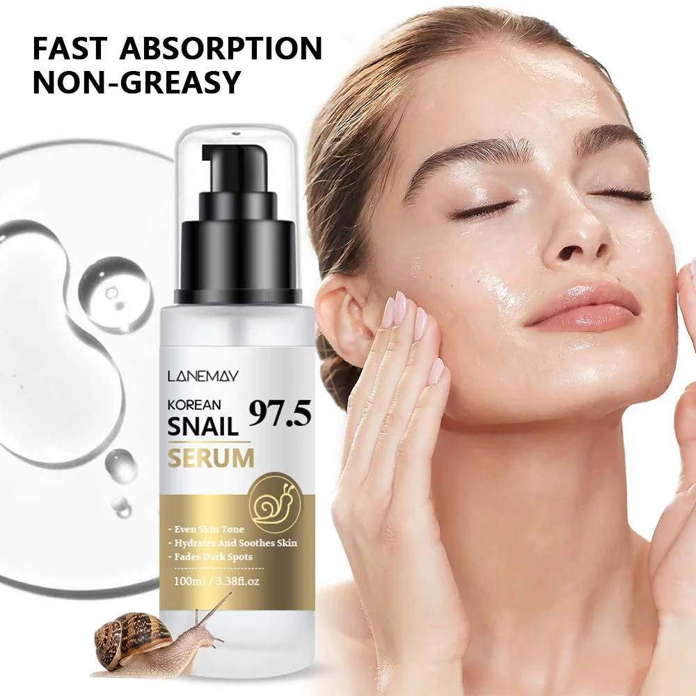 Facial Snail essence Moisturizes and Hydrates, Reduces Fine Lines, Soothes the Skin and Fades Dark Spots 100ml