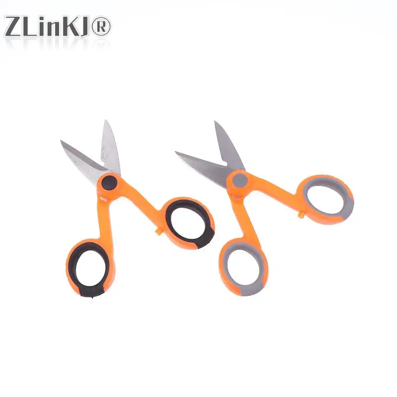 High Quality Fiber Optic Kevlar Cutter Scissors Kevlar Aramid Fiber Sharp Scissors Jumper Wire Pigtail Tools Electrician Tools