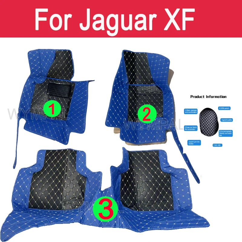 

Car Floor Mats For Jaguar XF 2008 2009 2010 2011 2012 2013 2014 2015 Custom Accessories