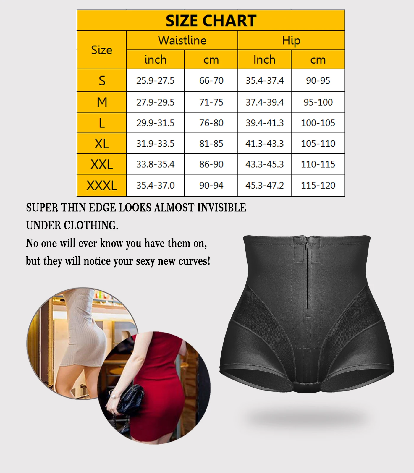 SEXYWG Shapewear Tummy Control Panties Women High Waist Shapewear Shorts Seamless Waist Trainer Body Shaper