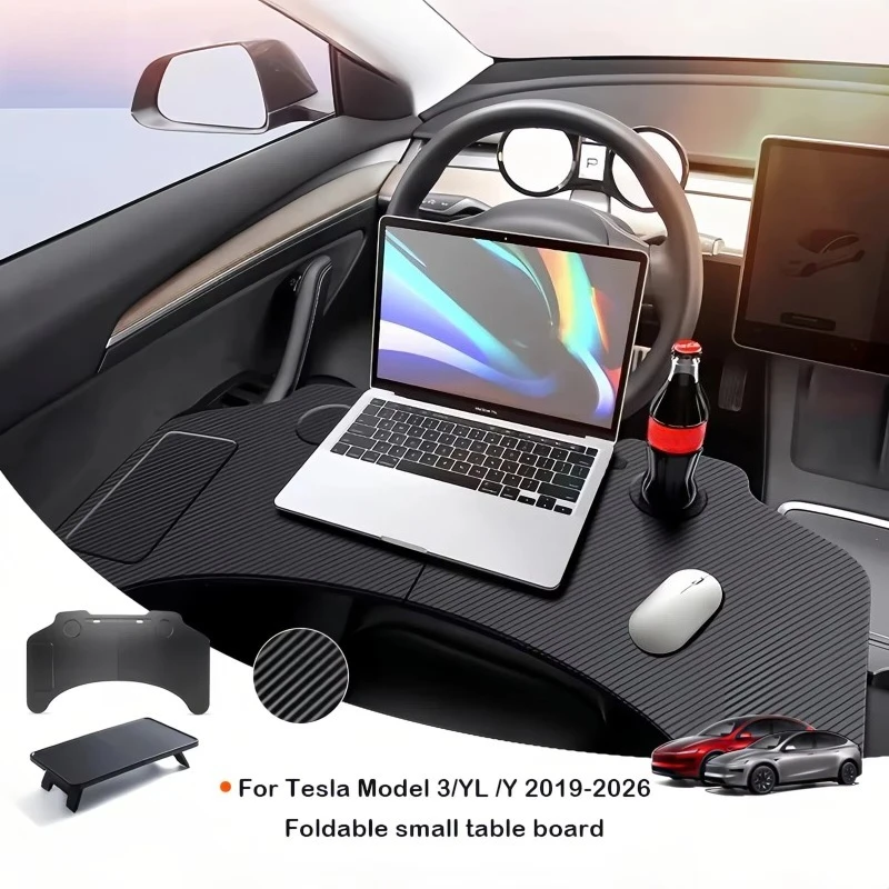 carbon-fiber-pattern-foldable-steering-wheel-table-laptop-food-tray-for-tesla-model-3-y-yl-2019-2026-portable-car-desk-accessori