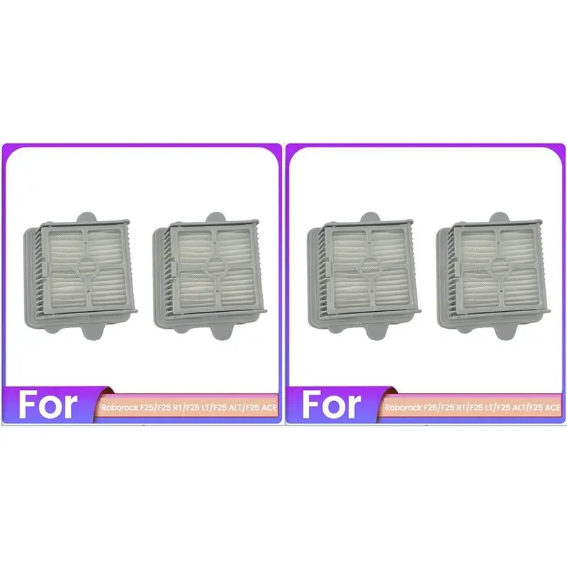 AB11-4X Vacuum Cleaner Filter Accessory For Roborock F25 F25RT F25LT F25ALT F25ACE Vacuum Cleaner Filter Replacement Parts