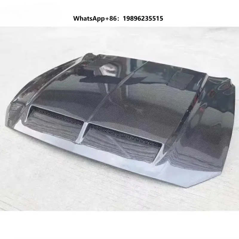 High Quality A53kr Style Carbon Fiber Car Front Engine Hood Bonnet Cover for  10-14