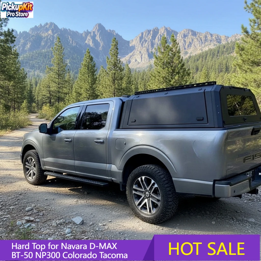 

Premium Waterproof Aluminum Alloy Truck Topper Pickup Camper Canopy Fit Navara D-MAX BT-50 NP300 Colorado Tacoma