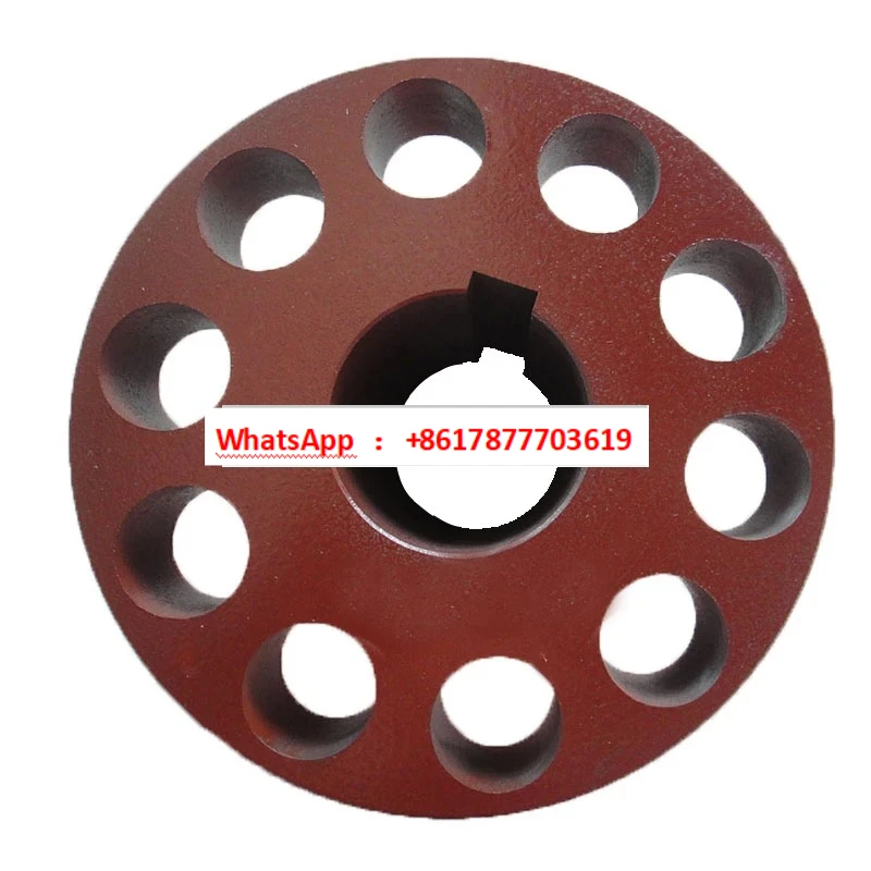 Water pump electric fan steel elastic sleeve column pin nylon rod connection backrest coupling cast iron taper hole